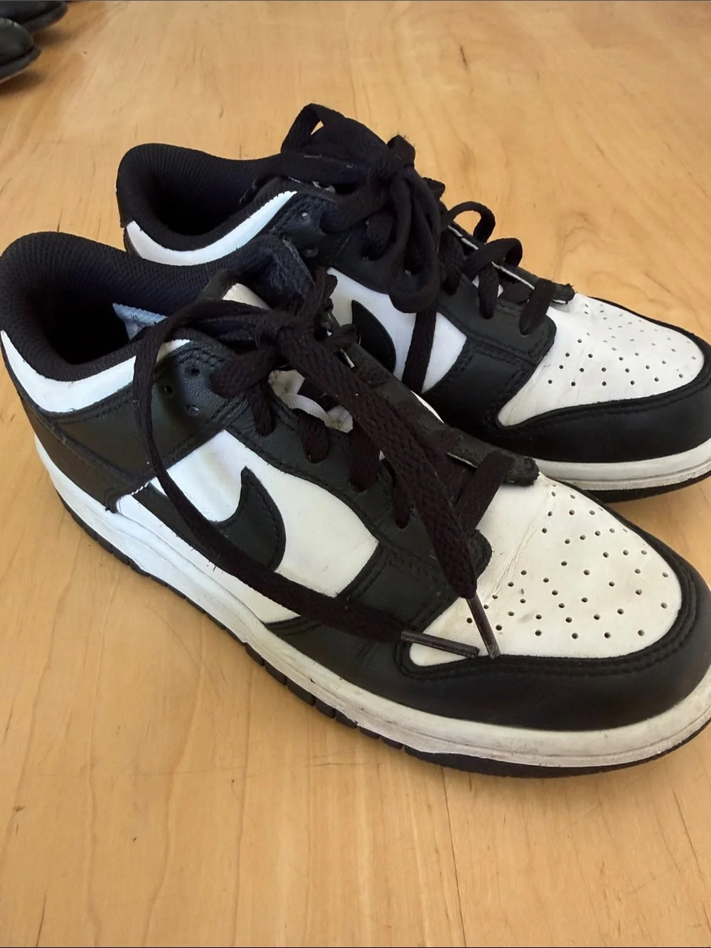 Nike Dunk Black and White Low-Top Sneakers